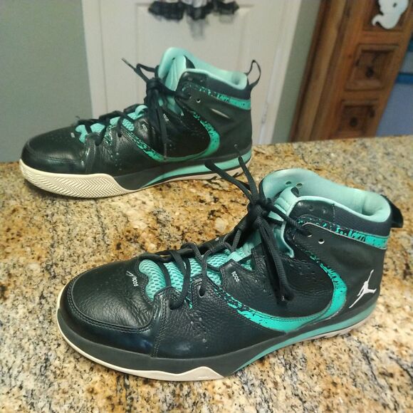 2013 Nike Jordan Phase 23 Hoop 2 (602671-331) Green Basketball Sneakers Sz 11.5 - Picture 3 of 12